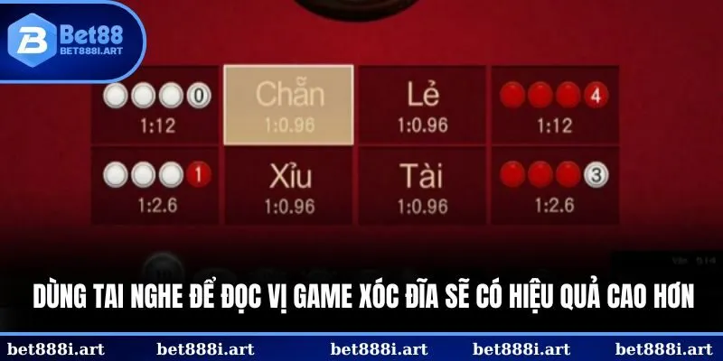 Dùng tai nghe để đọc vị game Xóc Đĩa sẽ có hiệu quả cao hơn